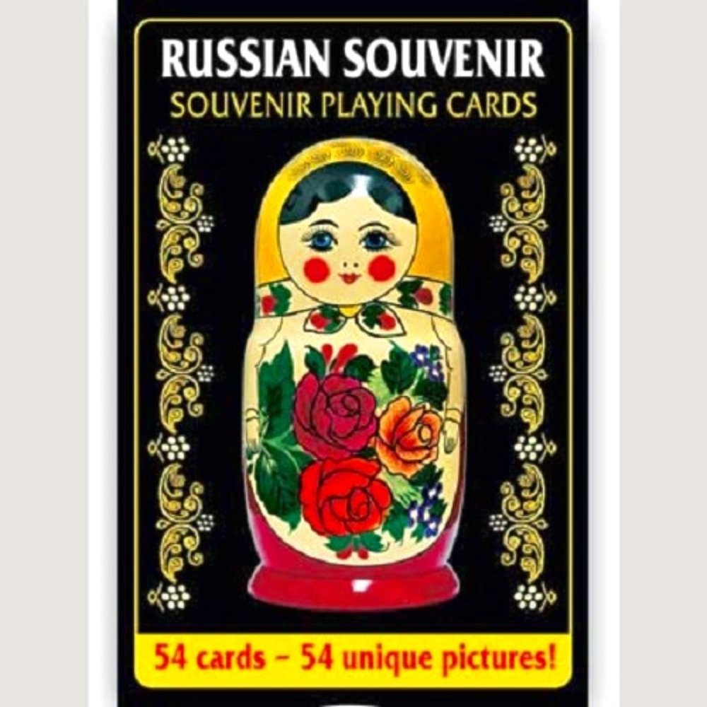 NEW 54 Russian Souvenir Playing Cards by MVSadnik Russia Sealed Deck Imported